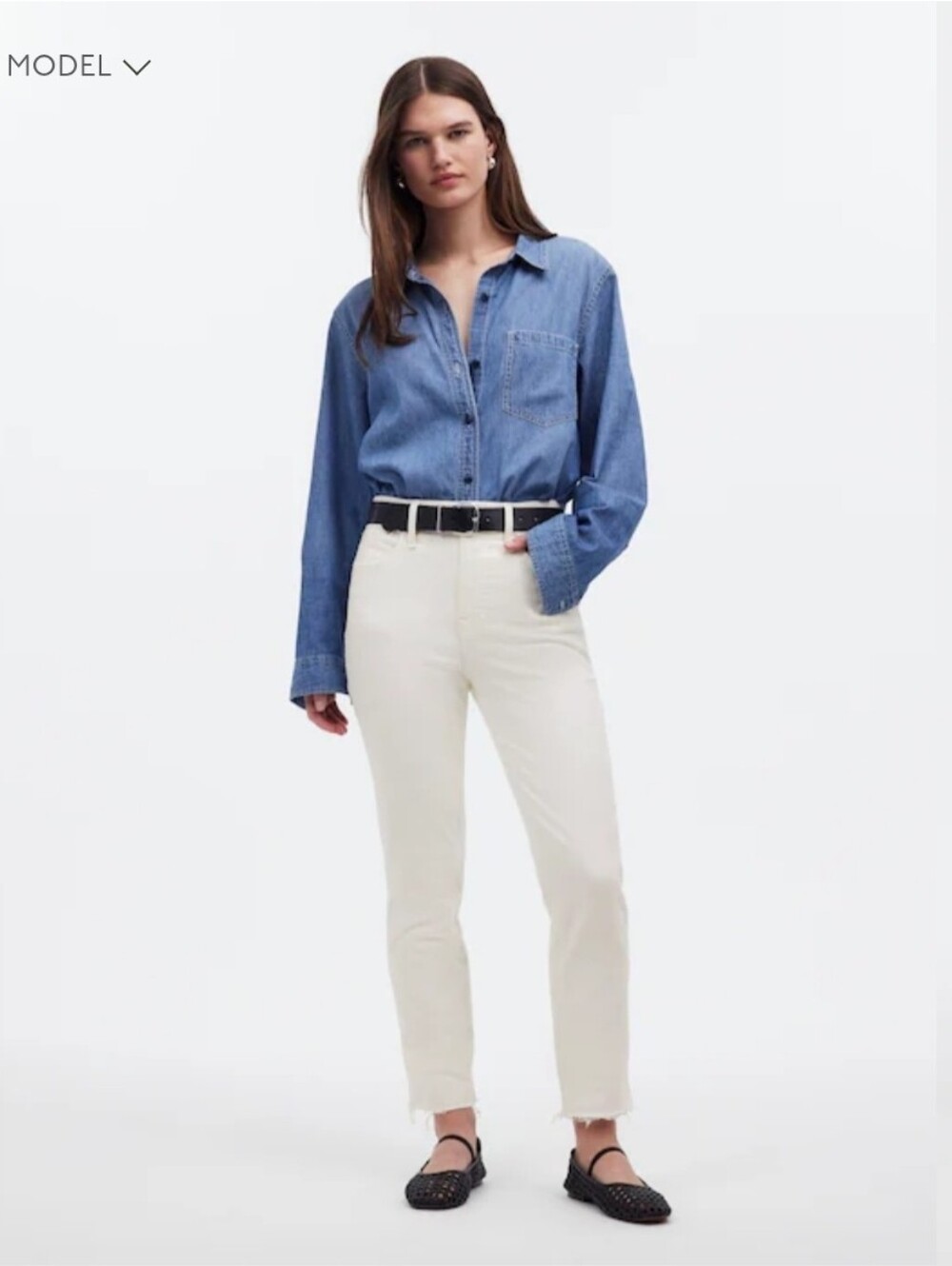 Madewell THE PERFECT VINTAGE CROP JEAN Size 29T